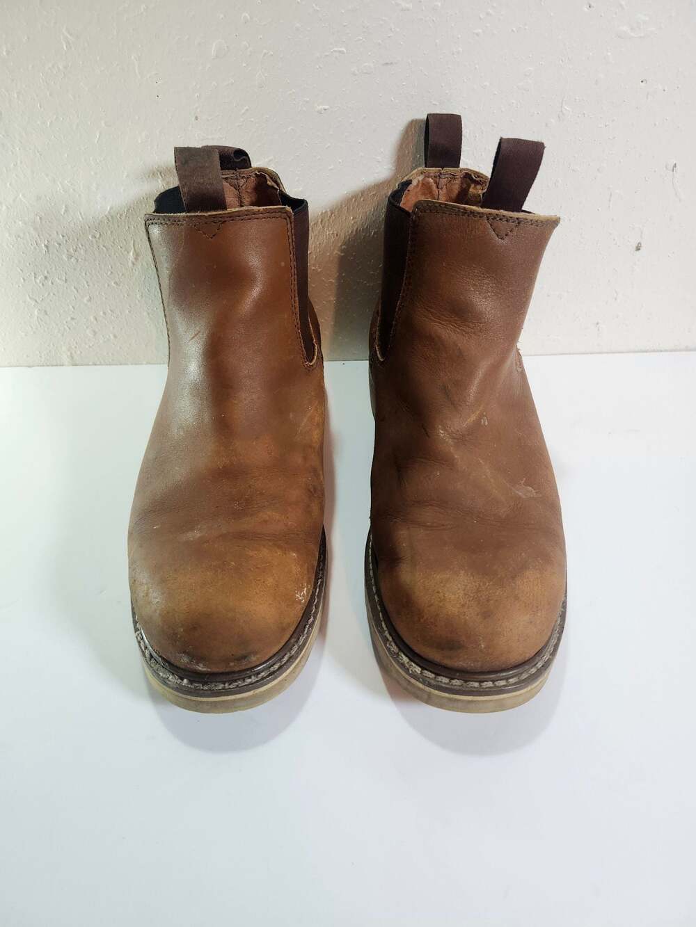 DieHard Brown Leather Chelsea Work Boot